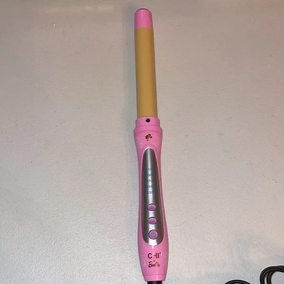 Chi x Barbie Curl Wand 1β 60th Anniversary Barbie Curling iron Dreamhouse NEW - Picture 9 of 16